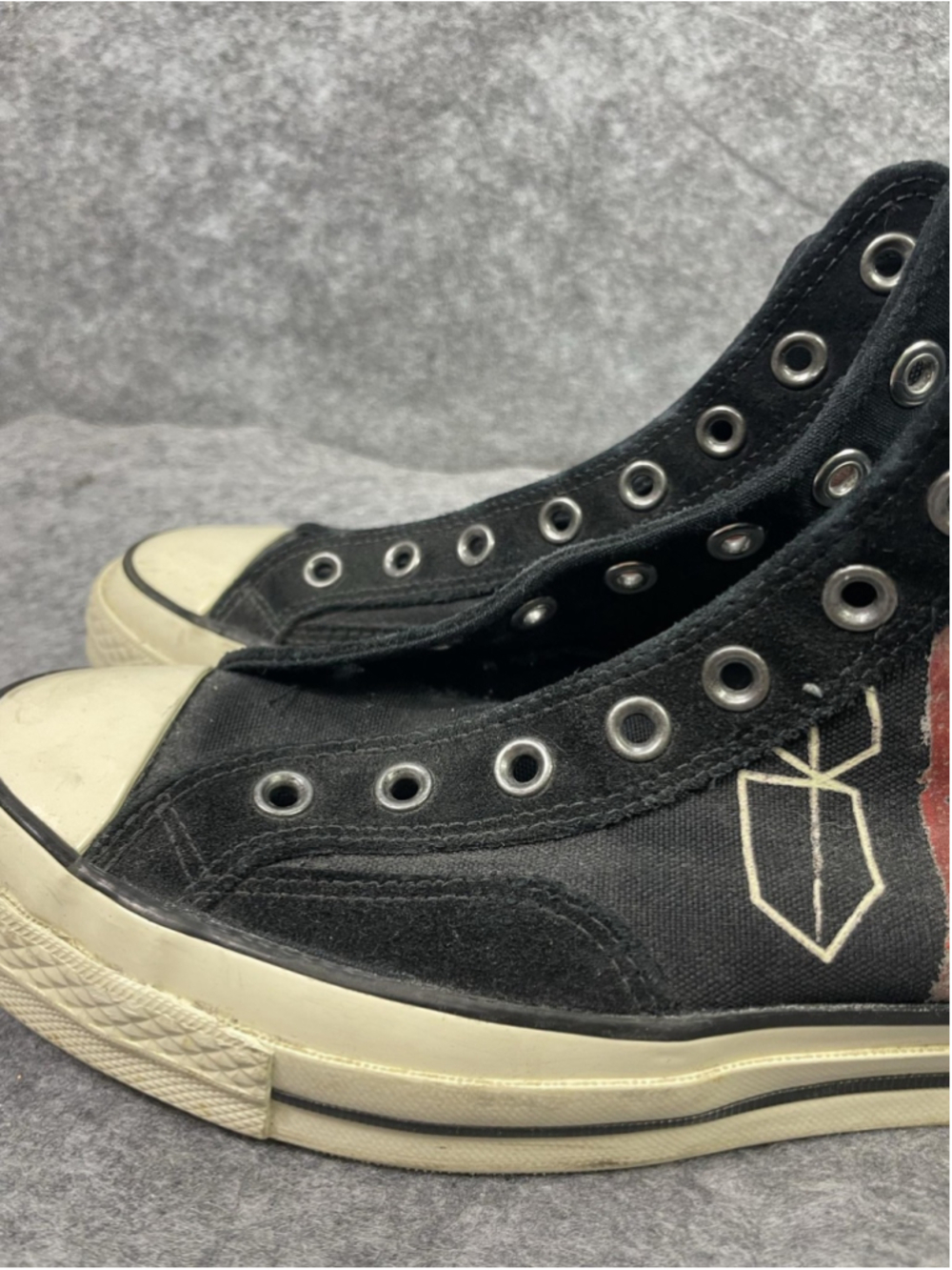 Converse Chuck Taylor All Star Basquiat Shoes Mens Size 9 Black High Top 172585C - Picture 2 of 14